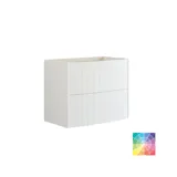 Iso vintage kylpyhuone, terrakotanvärinen allaskaappi, pöytätasoallas, soikea peili messinkireunalla, vaaleanpunaiset ja harmaat laatat antavat romanttisen, naisellisen ilmeen