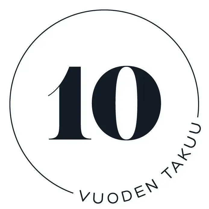 10 vuoden takuu