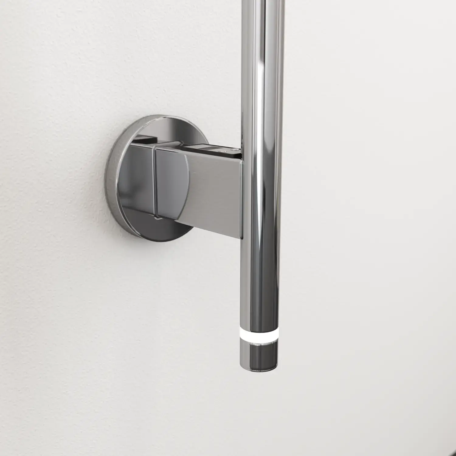 Kylpyhuoneen inspiraatio sähköisellä pyyhekuivaimella, joka jättää pyyhkeet ihanan lämpimiksi ja tekee kylpyhuonekokemuksesta ylellisen.